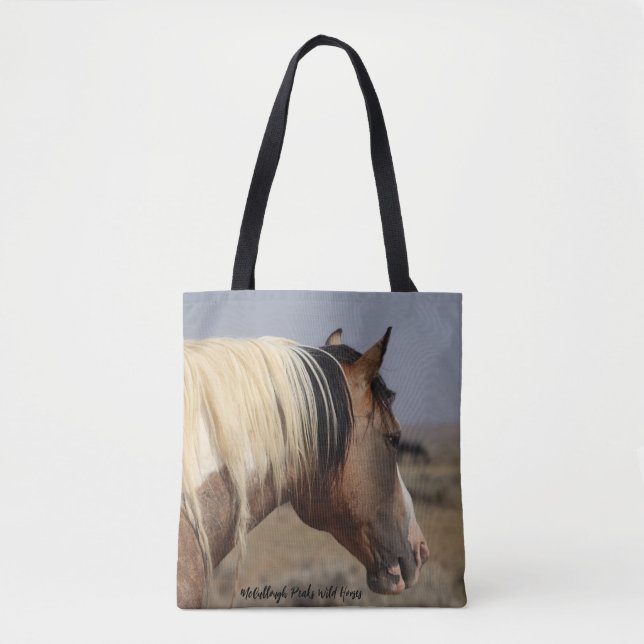 Traveler Wild Horse Tote Bag (Front)