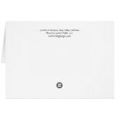 Travelers' chapel in Napa Cards (Back Horizontal)