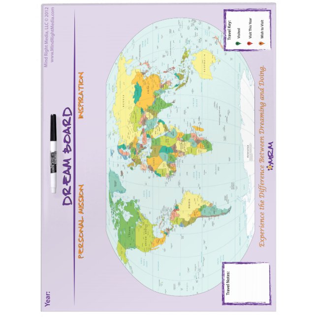 Traveler's Dream Board (Front)