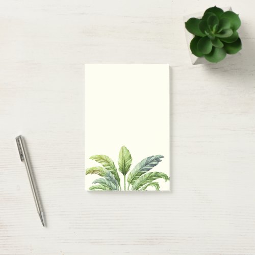 Travelers Palm Tree Tropical Boho  Post_it Notes