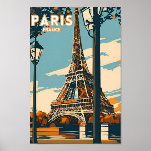 Traveler's Paris Poster