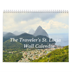 Traveler's St. Lucia Wall Calendar