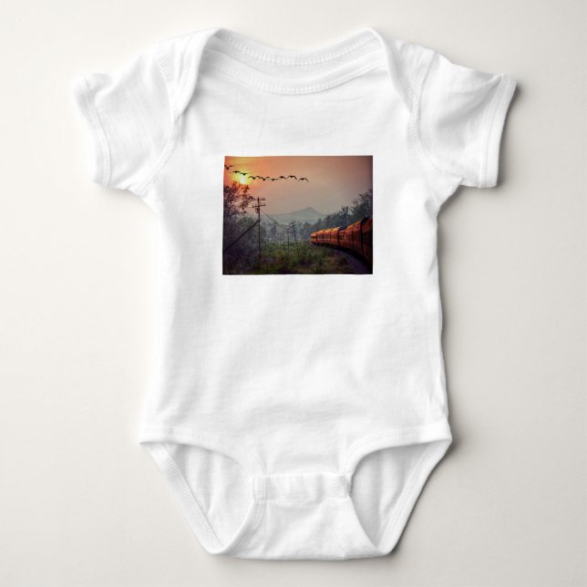 Traveling Baby Bodysuit (Front)