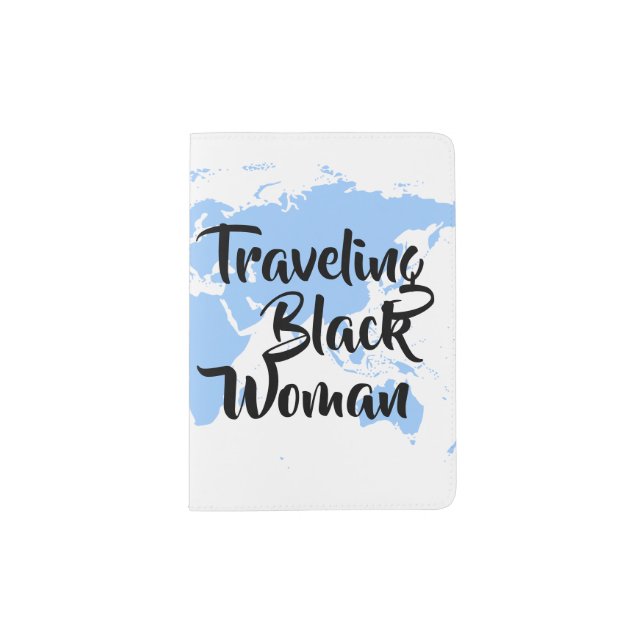 Traveling Black Women Signature Passport Cover (Front)