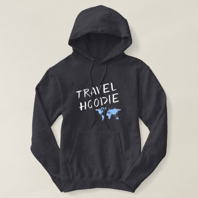 Traveling Black Women Signature "Travel Hoodie" Hoodie (Design Front)