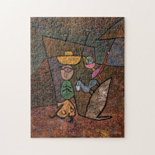 Traveling Circus by Paul Klee Jigsaw Puzzle