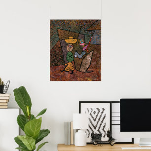 Traveling Circus by Paul Klee Poster