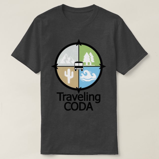Traveling CODA logo T-Shirt (Design Front)