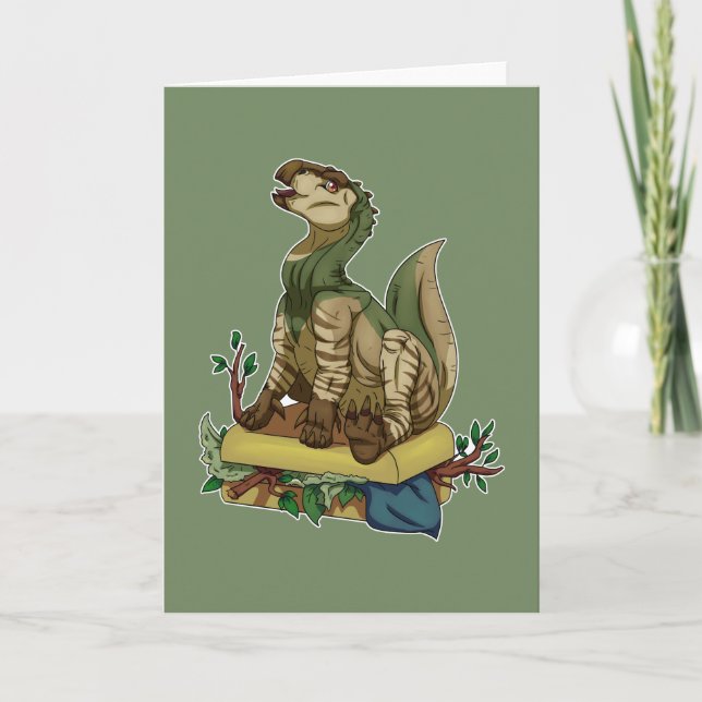 Traveling Dinosaur Card (Front)