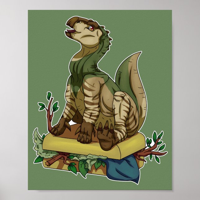 Traveling Dinosaur Poster (Front)