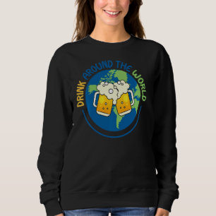 Traveling Drinking Tshirts Drink Around The World 