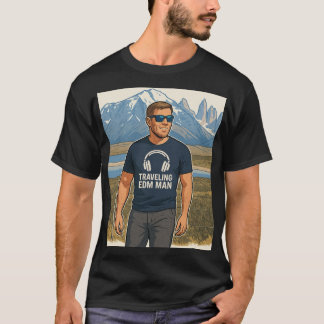 Traveling EDM man T-Shirt