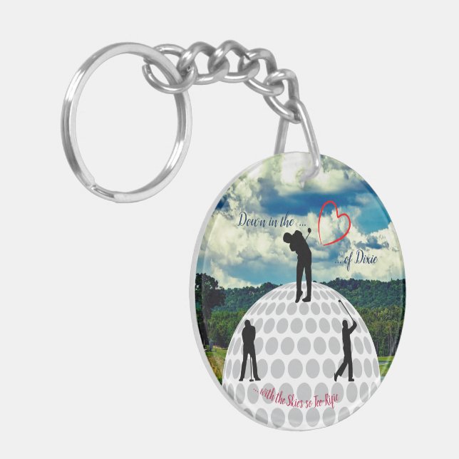 Traveling Fun - Alabama Golfers Keychain (Front Left)
