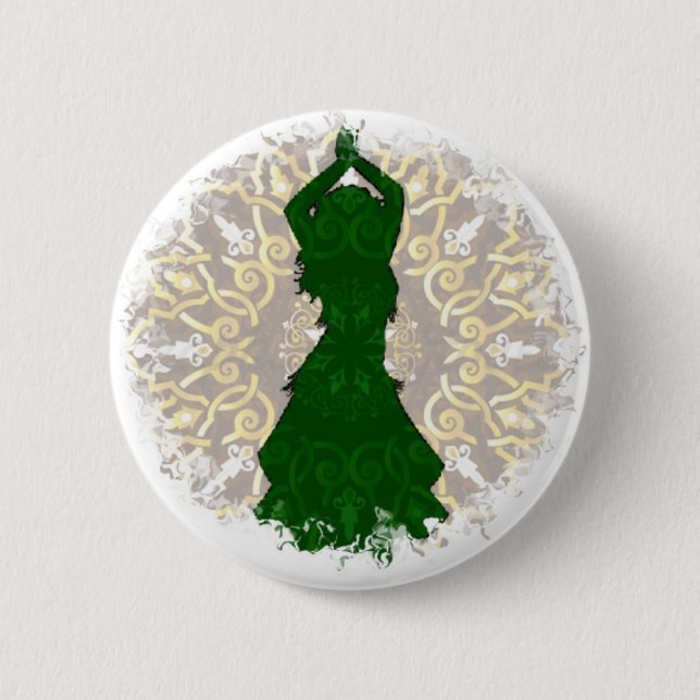 Traveling Hips Logo Pinback Button (Front)