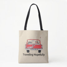 Traveling Hopefully Shouler Tote