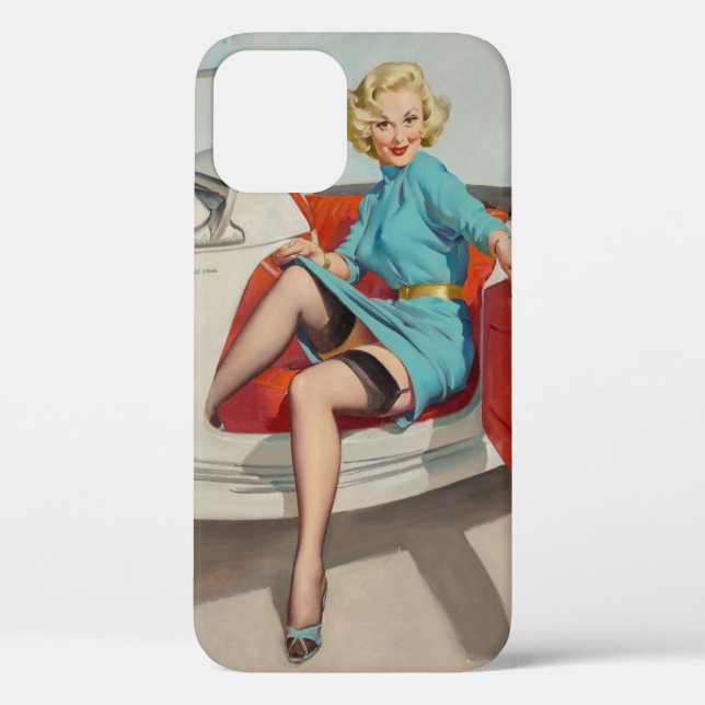 "Traveling in Style" iPhone 12 Case (Back)