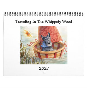 Traveling In The Whippety Wood 2027 Calendar