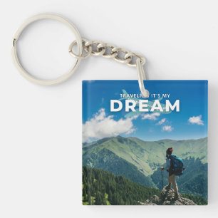 Traveling is my dream 😉🏞️ keychain