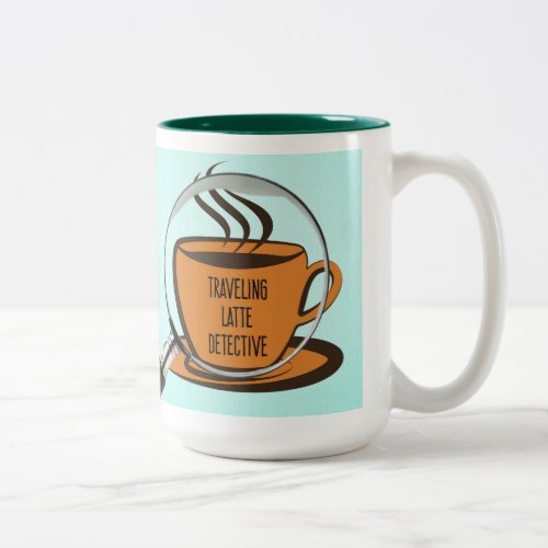 Traveling Latte Detective mug