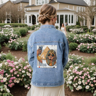 Traveling Like a Pharaoh   Denim Jacket