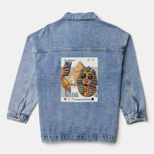 Traveling Like a Pharaoh Denim Jacket