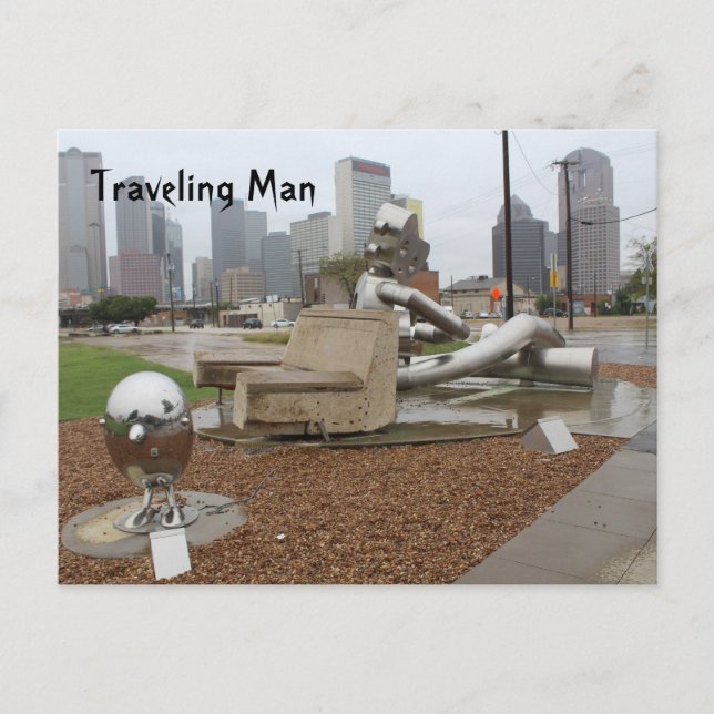 Traveling Man # 1 Postcard (Front)