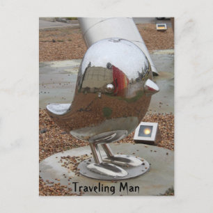 Traveling Man Postcard