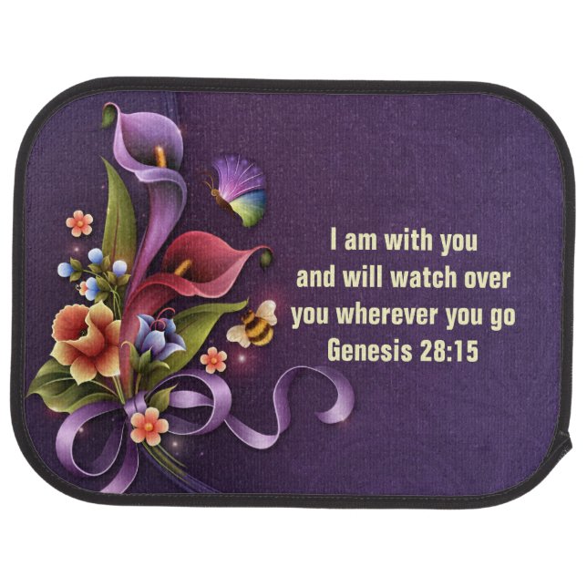Traveling Mercies Car Mats (Rear) (set of 2) (Rear)