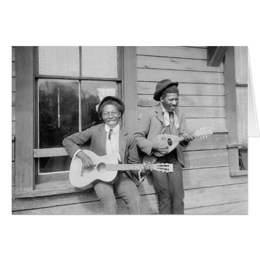 Traveling Musicians, 1902 Cards (Front Horizontal)