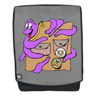 Traveling Octopus Embracing Adult Backpack