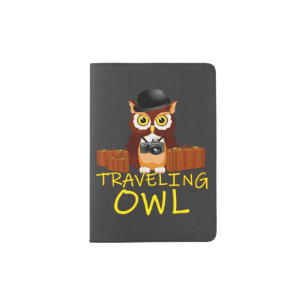 Traveling Owl Super Cute Sowa Camera Bags Passport Holder