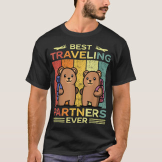 Traveling Partners Travel Bear Traveling T-Shirt