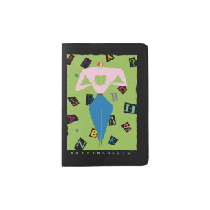 traveling Reading Woman Passport Holder