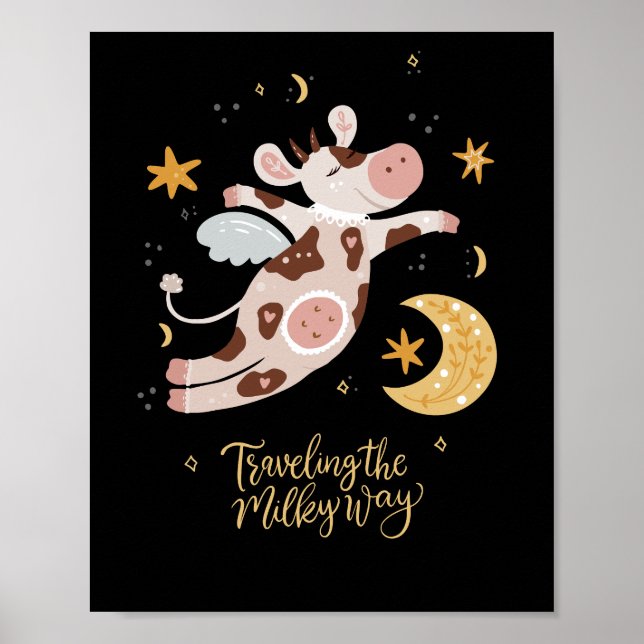 traveling the milky way poster (Front)