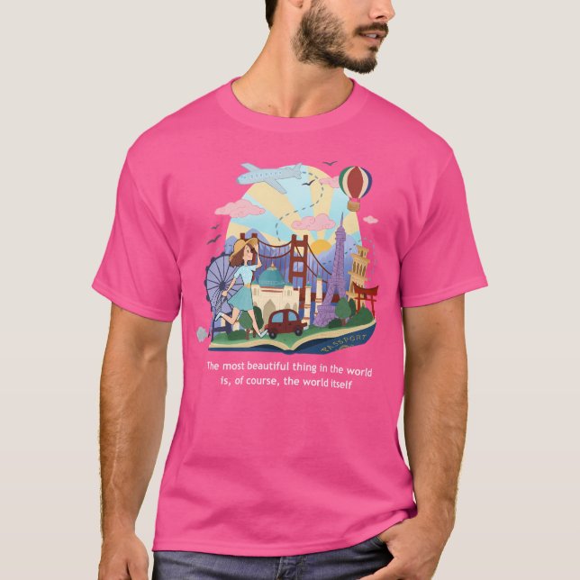 Traveling The World T-Shirt (Front)