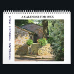 Traveling Through Picturesque Italy 20XX Calendar<br><div class="desc">For you to enjoy during the year -- this Picturesque Scenic Travel Calendar for 20XX  has at its theme: traveling through Italy,    If you have any questions or special requests,  please send a chat or an email to: charmdesignstudio@rcn.com and we'll be delighted to assist.</div>