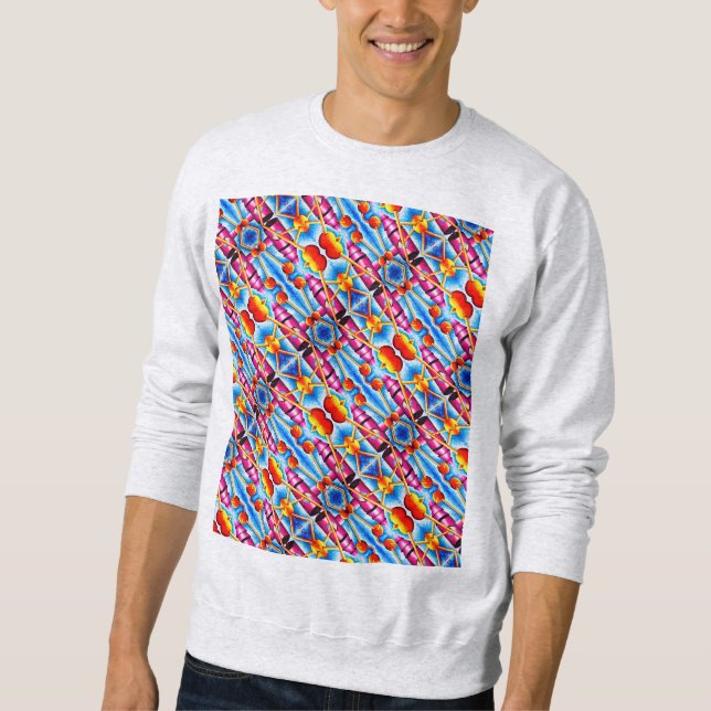 Traveling Through Space Pattern Sweatshirt 6 (Front)