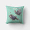 Traveling Trunkfish 16"x16" throw pillow