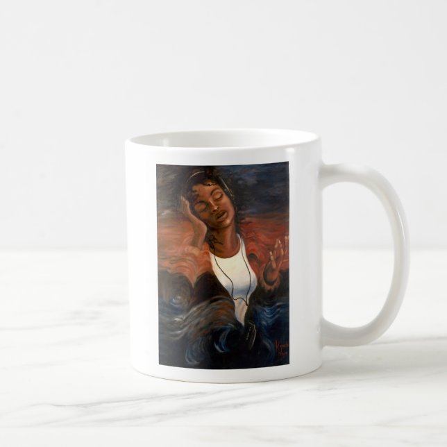 'Traveling Without Moving' ceramic mug (Right)