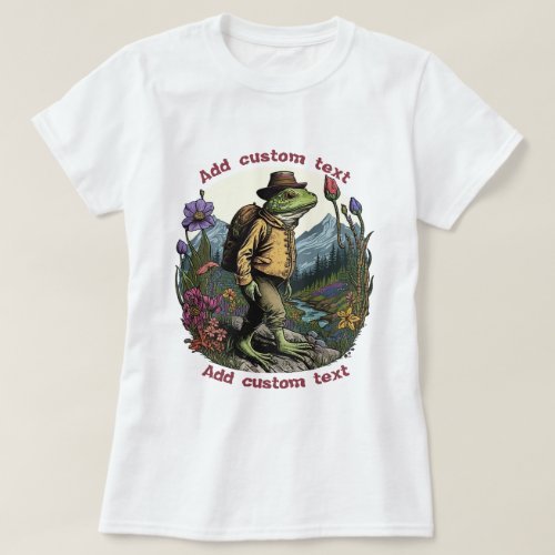 Traveller Frog wildfower forest Toad Frog Lovers T_Shirt