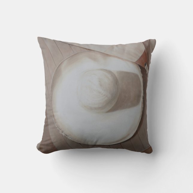 Travelling Hat 2012 Throw Pillow (Front)
