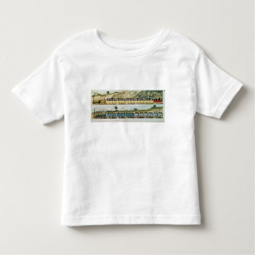 Travelling on the Liverpool and Manchester Toddler T_shirt