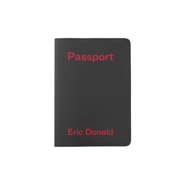 travelling passport holder (Front)