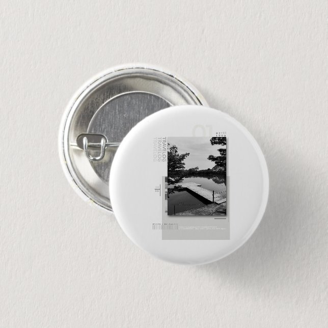 travelog_1 button (Front & Back)
