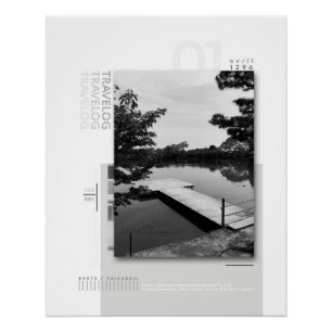 travelog_1 glossy poster