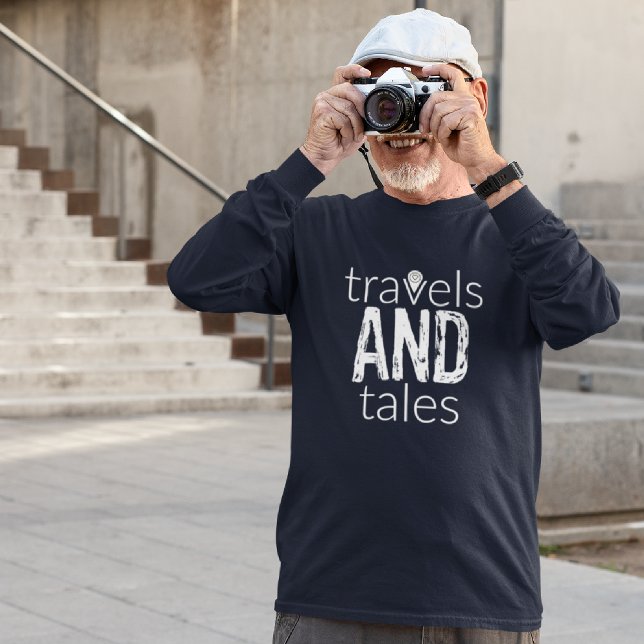 Travels and Tales [white logo] Long Sleeve Shirt (Creator Uploaded)
