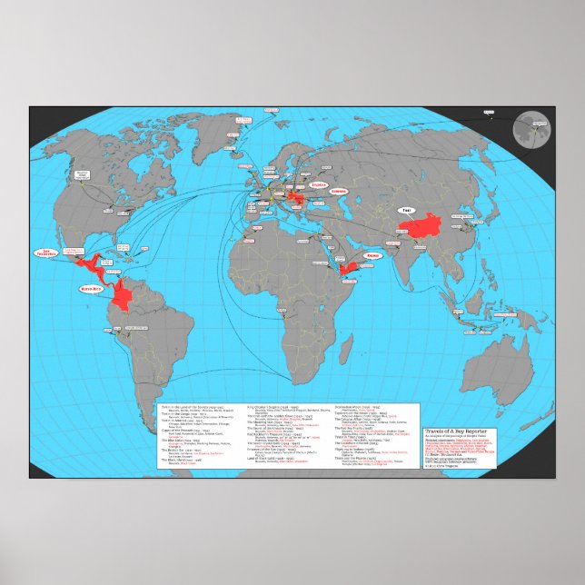 Travels of the Boy Reporter Poster (Front)