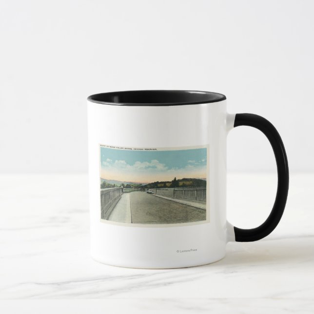 Traver Hollow Bridge Roadway View Mug (Right)