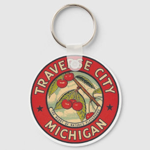 Traverse City, Michigan Keychain
