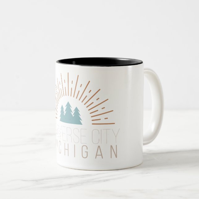 TRAVERSE CITY MICHIGAN MUG (Front Right)